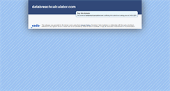 Desktop Screenshot of databreachcalculator.com